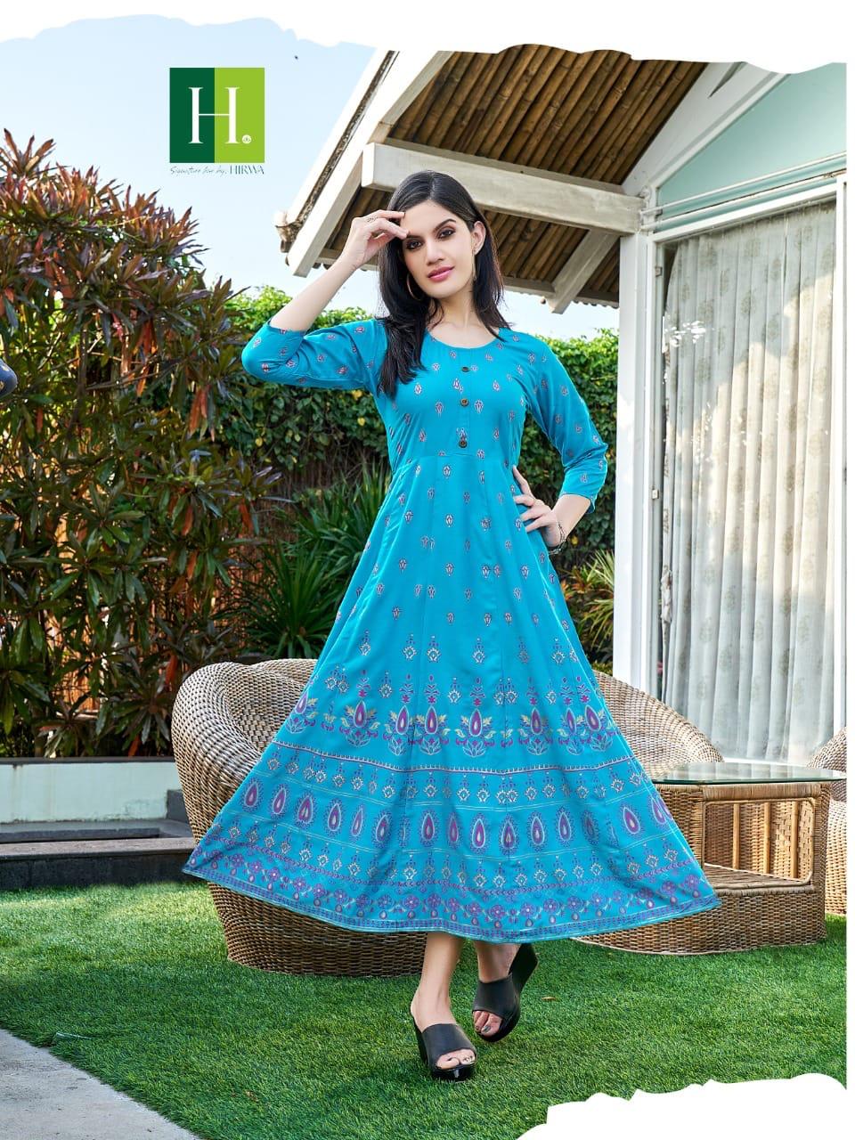 Katrina Hirwa 01-10 Anarkali Kurtis Catalog